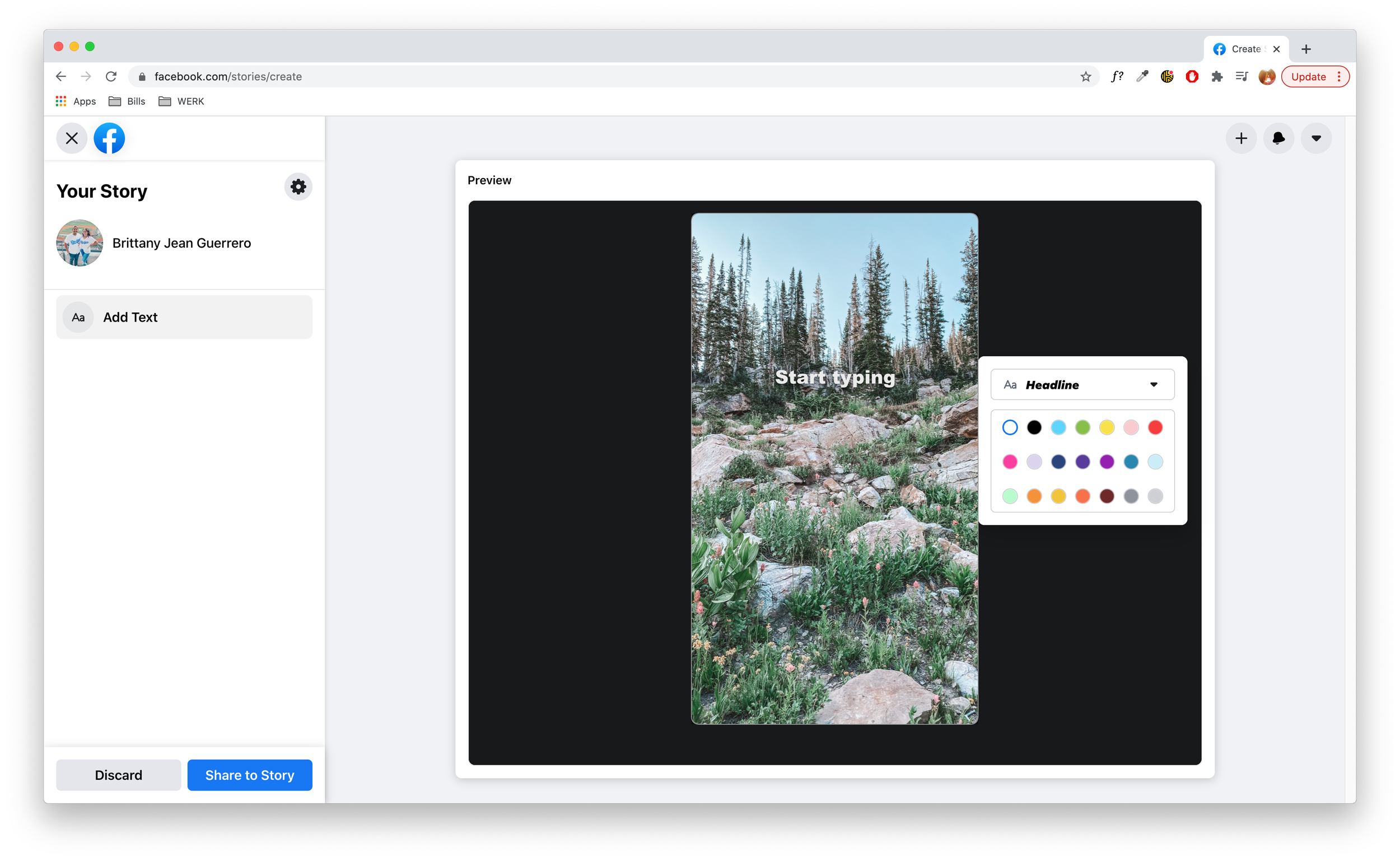Spotlight product card — host trigger