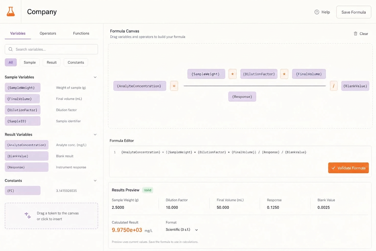 ​Scientific Expression Builder — MasterControl